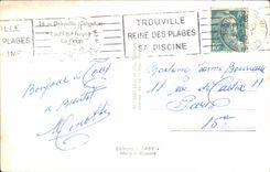 CPA Trouville Queen Of the Beaches Her Swimming pool