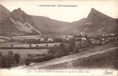 CPA Picturesque Auvergne the Rocks Tuiliere and Sanadoire and sight on the Mounts Gilds