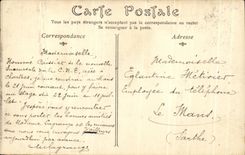 CPA Chartres View Taken of Courtille