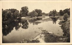 CPA Vallon En Sully Vue sur le Cher
