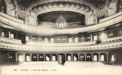 CPA Vichy Salle du Theatre