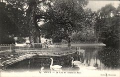 CPA Vichy Le Lac au Nouveau Parc Cygnes