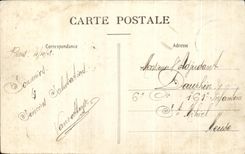 CPA Rheims Statue of Louis XV