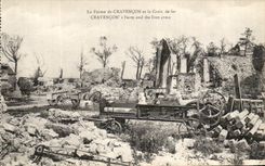 CPA the Farm of Cravencon and the Iron Militaria Cross