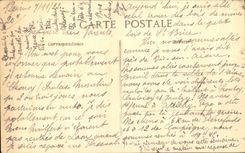 CPA Rheims In Rulnes after the Retirement of the Germans Places of Erlon Towards Saint Jacques Militaria