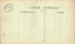 CPA Soissons After the Bombardment Effects of snow in a Public garden