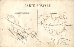 CPA Lourdes the Place of the Basilica