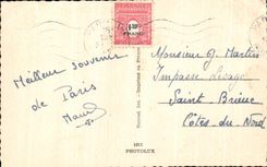 CPA Paris Avenue of the Champs Elysees