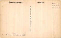 CPA Quimper Old women Houses On Steir