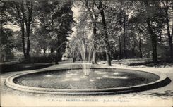 CPA Bagneres de Bigorre Garden of Vigneaux