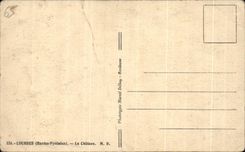 CPA Lourdes the Castle