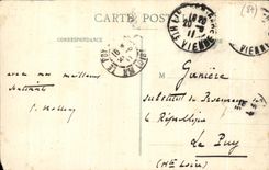 Cortes de ley de CPA Limoges y tranvia de Gay-Lussac de la estatua