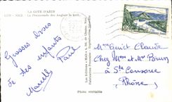 CPA la dimension Niza del azul la caminata del ingles la noche