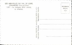 CPA Les Merveilles Du Val De Loire Chambord Le Chateau Vu D'Avion