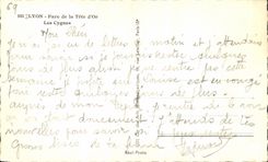 CPA Lyon Park of the gold Head Swans