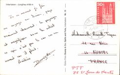 CPA Interlaken Jungfrau Suisse