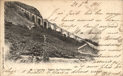 CPA Lourdes Viaduct of the Funicular