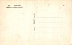 CPA Lourdes the Blessing of the Patients