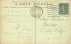 CPA Mans Monument Wilbur Wrigth Aviator