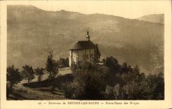 CPA Surroundings of Supports Les Bains Our Lady of Snows