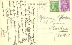 CPA Surroundings of Supports Les Bains Our Lady of Snows