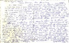 CPA Large Vittel Allee in front of the Casino