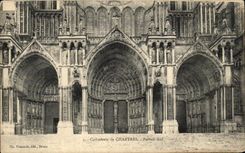 CPA Cathedral of Chartres Southern Gate