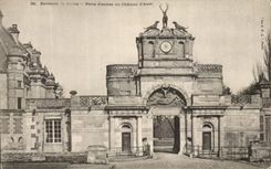 Alrededores de CPA de la puerta principal de Dreux del castillo de Anet