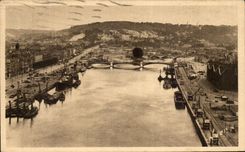 CPA Rouen the Seine and the dimension co Catherine