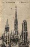 CPA the Cathedral of Rouen the Arrow