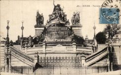 CPA Rouen Fountain Saint Martin