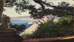 CPA dimensiona Niza azul la bahia de los angeles vistos de la esfinge del castillo