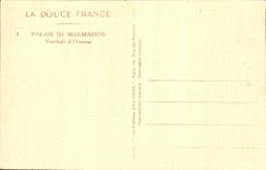 CPA Palais De Malmaison Hall of Honor