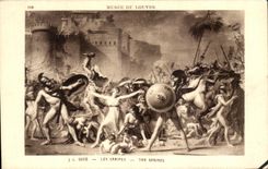 CPA Musee Du Louvre David Les Sabines 