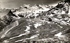 CPA Collar of I' Iseran the highest road of Europe Mean Martin