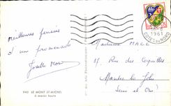 CPA the Mount St Michel has high tide