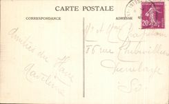 CPA Le Havre the Young stag the Cliff and the Beach