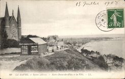 CPA Le Havre Saint Address Our Lady of the Floods and the City