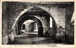 CPA Villefranche On Sea Obscure Lane