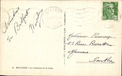 CPA Belfort the Castle and the Lion