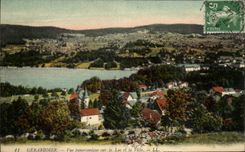 CPA Gerardmer Panoramic View on the Lake and the City
