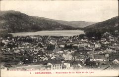 CPA Gerardmer Panorama of kla City and the Lake