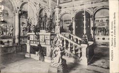 CPA Padova Basilica di S Antonio Cappelia e altearedel detto Santo