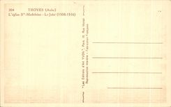 CPA Troyes the Church co Madeleeine Jube