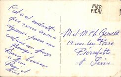 CPA Biriatou Interiors Of the Village And Spanish mountains