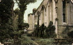 CPA Angers Ruins of the All Saints' day Abbey