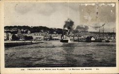 CPA Trouville la reina de las playas el barco de Le Havre