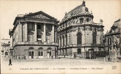 CPA Place De Versailles La Chapellet