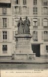 CPA Paris Statues of Furrier and Caventou