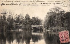 CPA Bois De Vincennes Bridge of the Islands